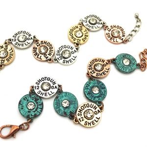 Metal Shotgun Shell  Bullet Bracelet